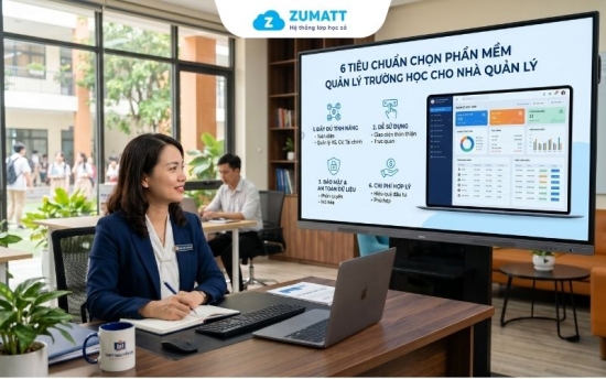 6 Tiêu Chuẩn Chọn Phần Mềm Quản Lý Trường Học Cho Nhà Quản Lý