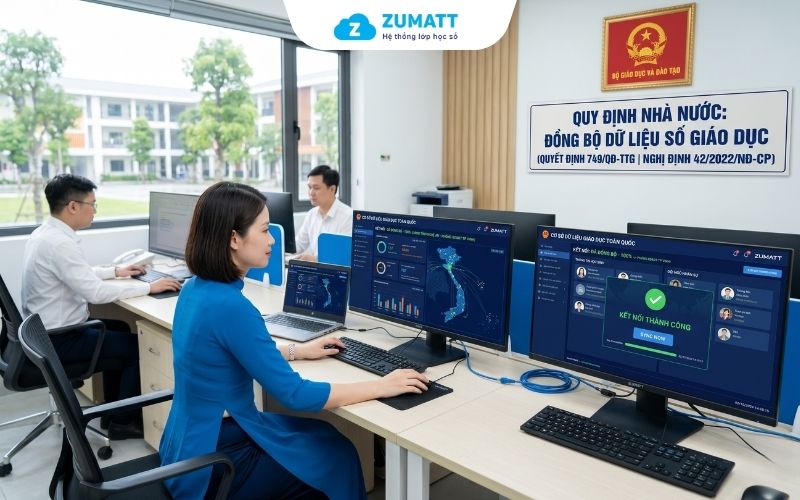 Quy định của Nhà nước về việc đồng bộ dữ liệu số trong ngành giáo dục
