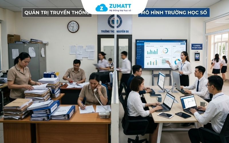 Sự khác biệt về tốc độ xử lý thông tin và luồng công việc nội bộ