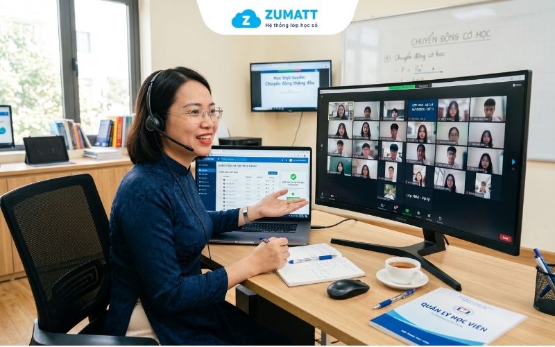 Tối ưu hóa quy trình dạy và học trực tuyến